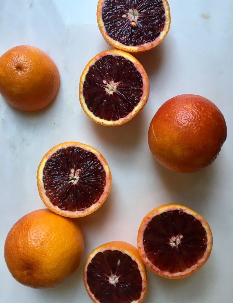 Blood Orange Mini Tarts with Pistachio Shortbread Crust