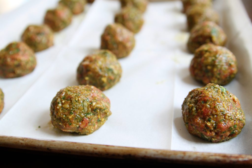 All Beef Mediterranean Meatballs