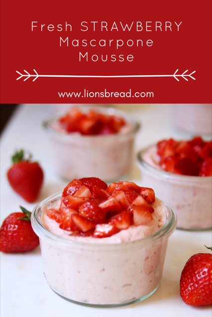 Fresh Strawberry Mascarpone Mousse