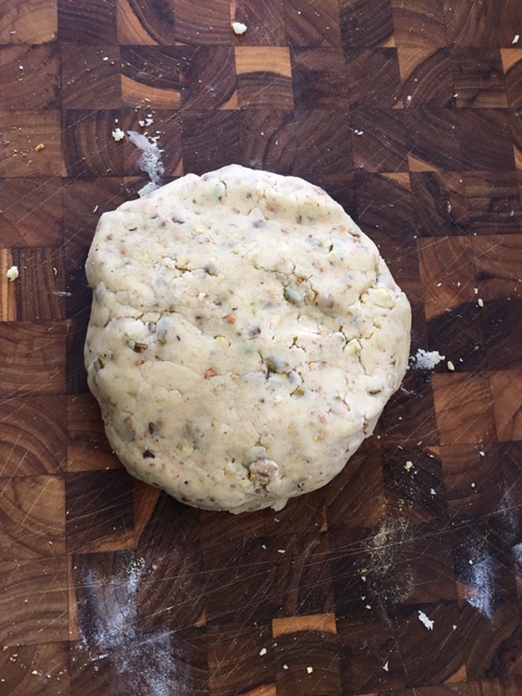 Pistachio Shortbread Cookies