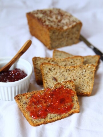 No Knead Seed Bread