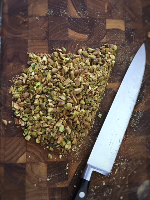 Pistachio Shortbread Cookies