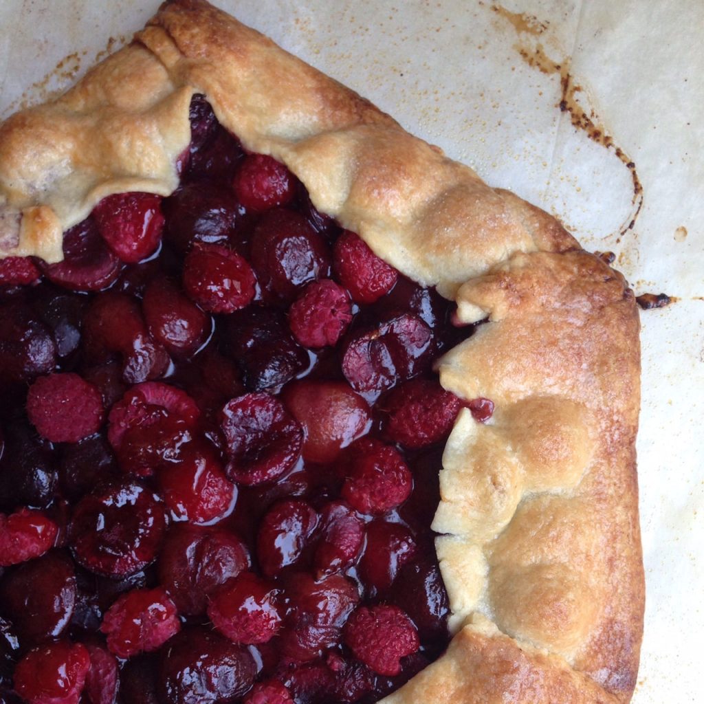 Cherry Raspberry Crostata