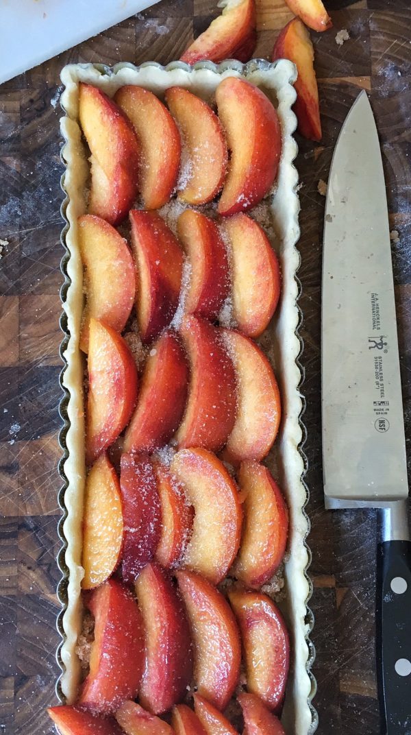 Nectarine Frangipane Tart