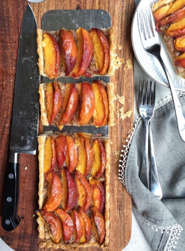 Nectarine Frangipane Tart