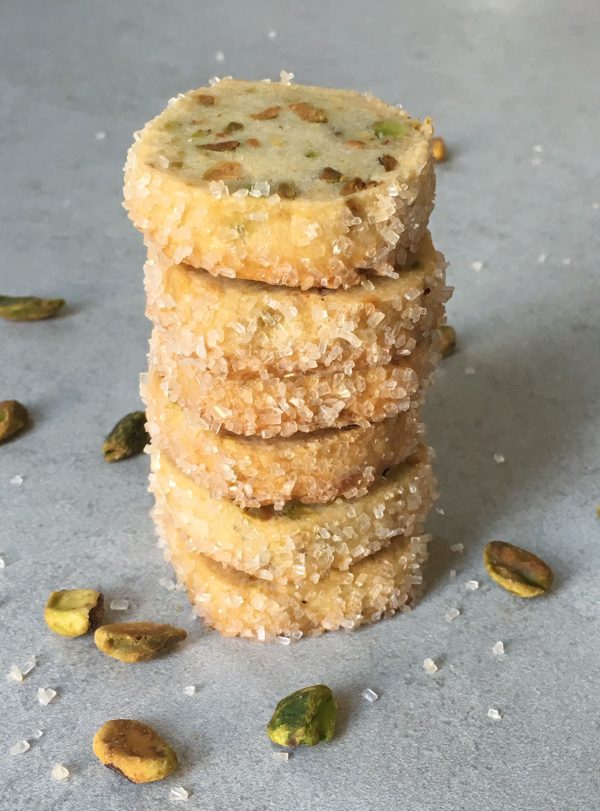 Pistachio Shortbread Cookies