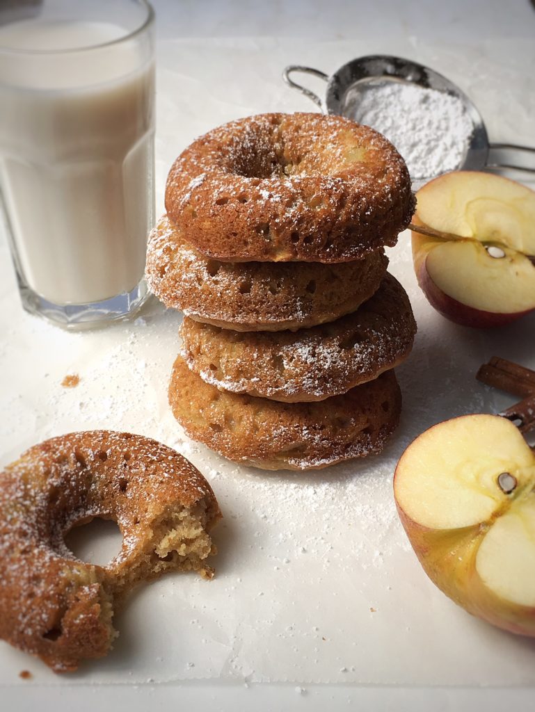 Apple Cinnamon Yogurt Baked Donuts