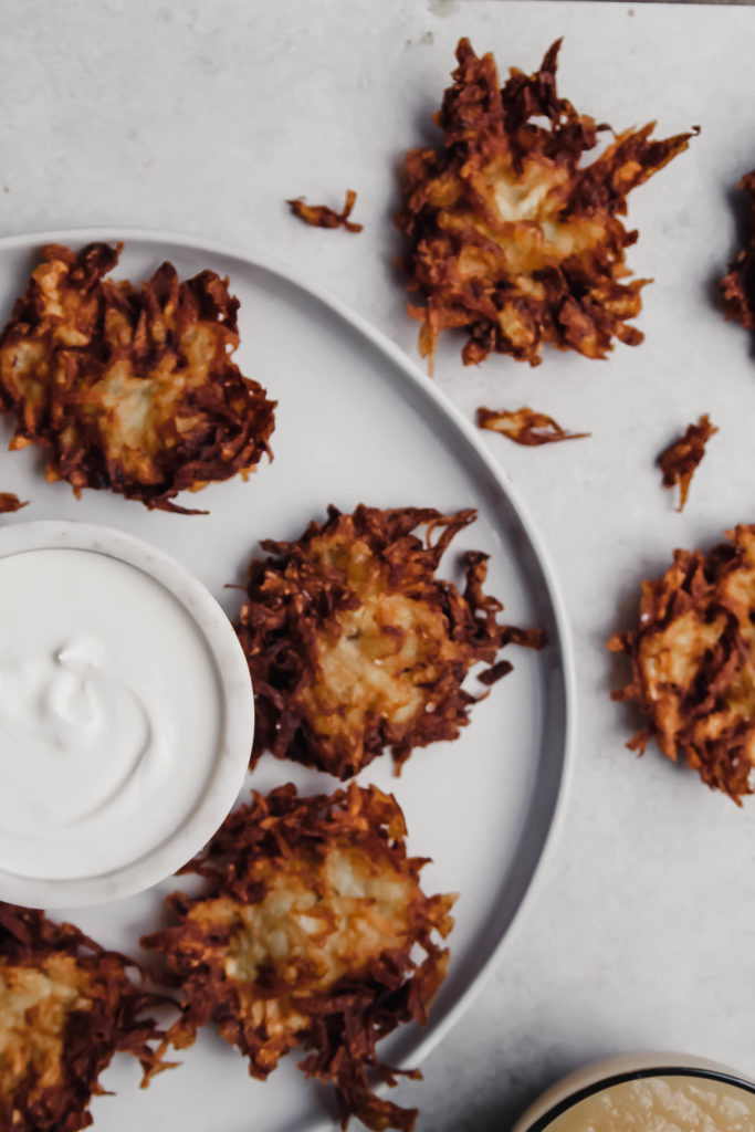 Crispiest Potato Latkes