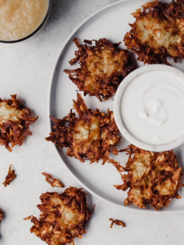 Crispiest Potato Latkes