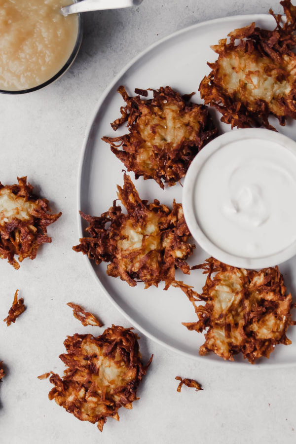 Crispiest Potato Latkes