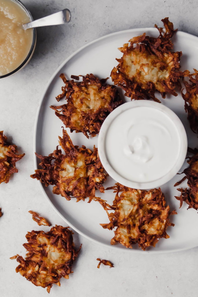 Crispiest Potato Latkes