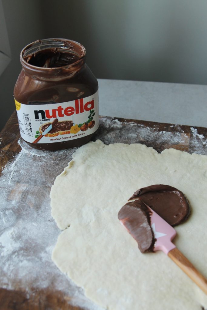 Nutella Swirl Cookies