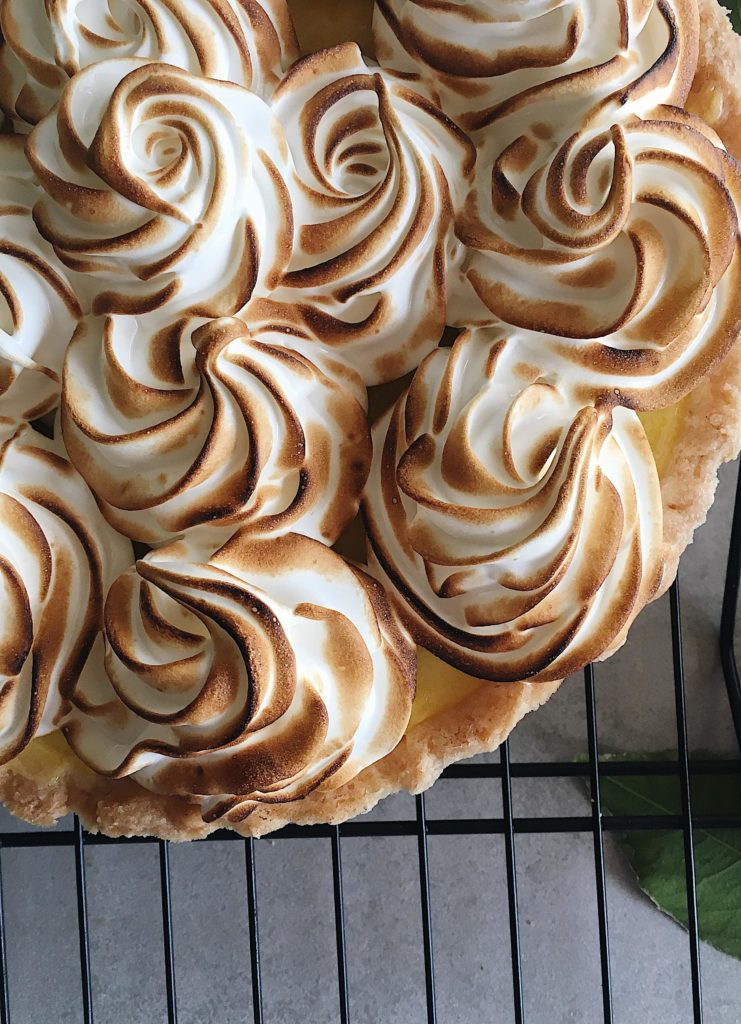 Meyer Lemon Tart with Shortbread Crust