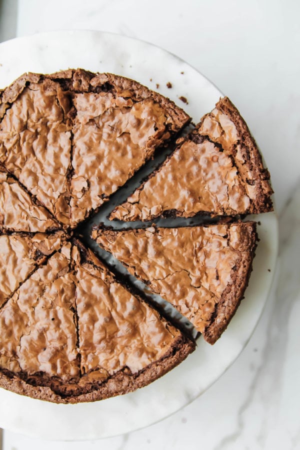 One Bowl Gluten Free Double Chocolate Torte with Salted Caramel - kosher for passover