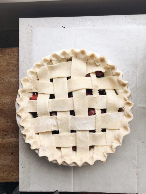 Pi(e) Day - Strawberry Blueberry Cherry Pie