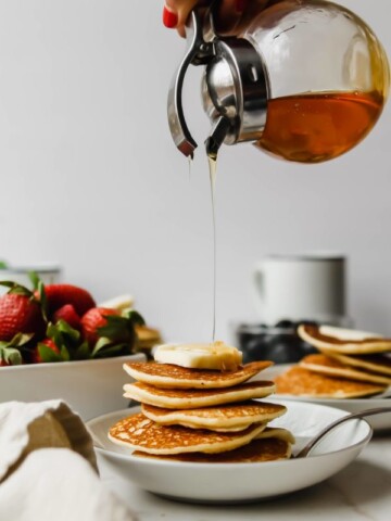 Almond Lemon Ricotta Pancakes Gluten Free