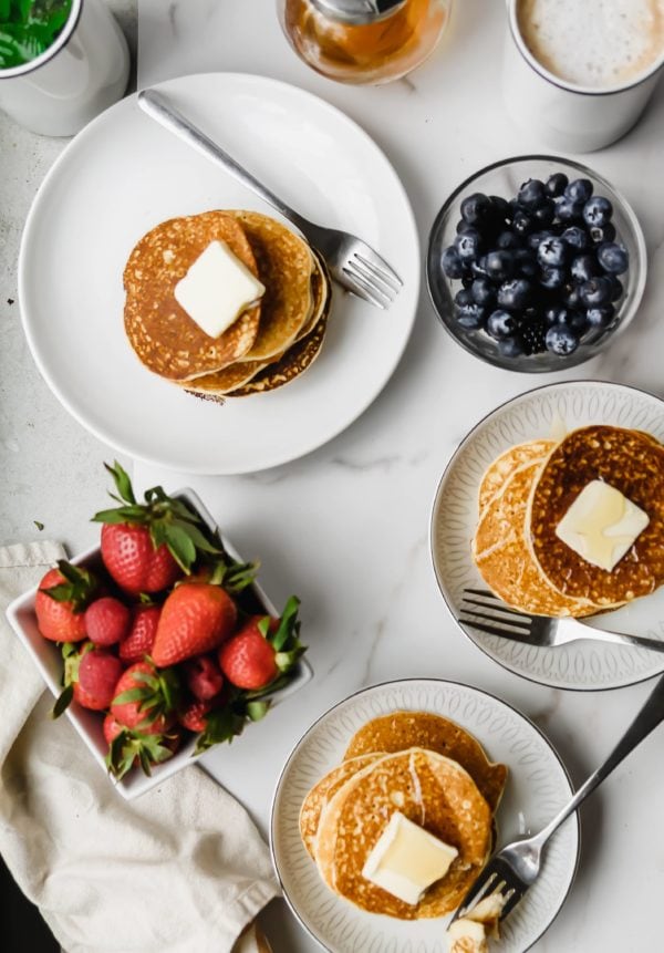 Almond Lemon Ricotta Pancakes Gluten Free