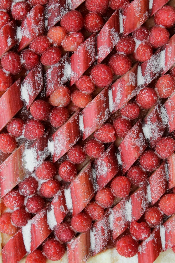 Raspberry Rhubarb Tart and At-home Wellness Retreat
