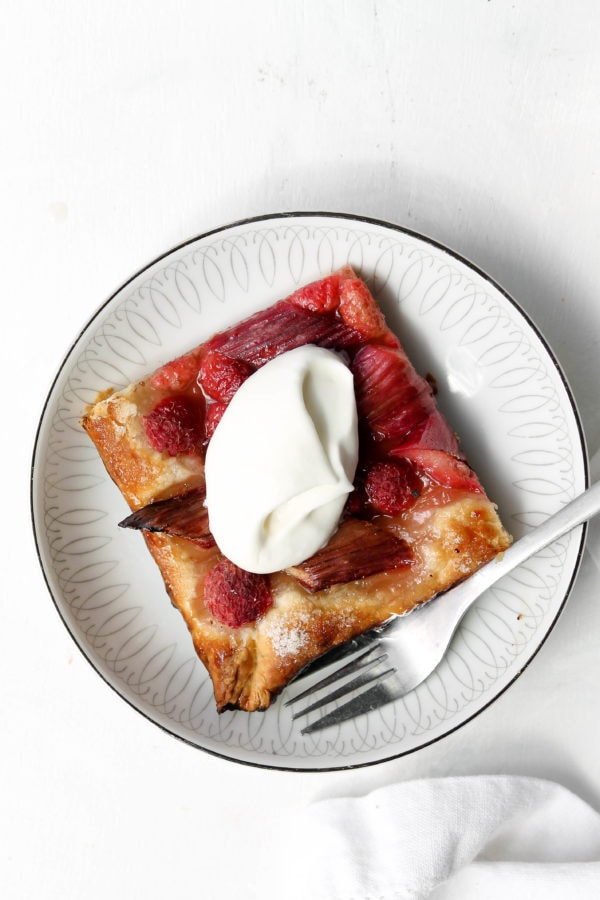 Raspberry Rhubarb Tart and At-home Wellness Retreat