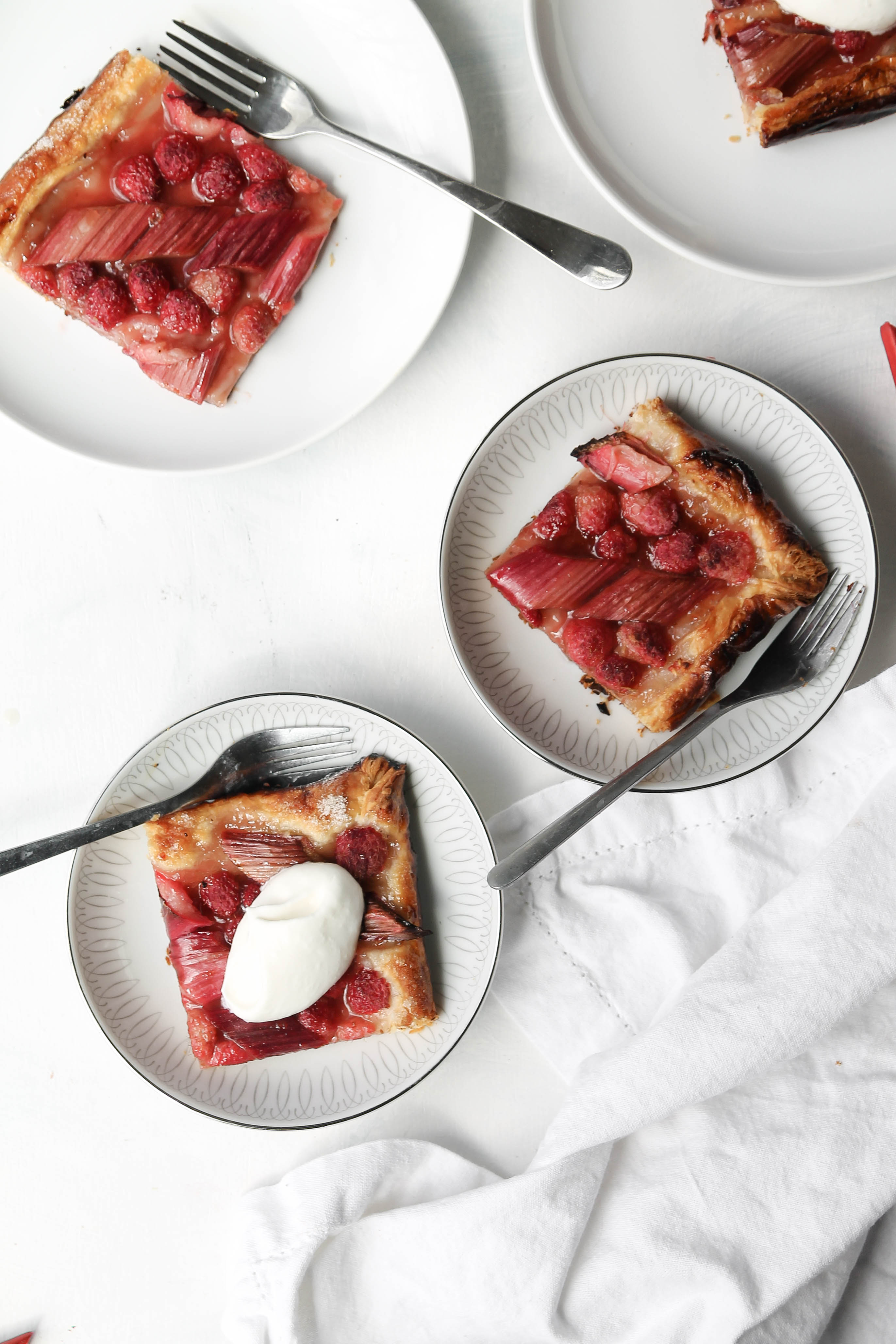 Raspberry Rhubarb Tart + Wellness Retreat