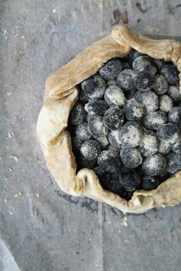 Mini Blueberry Lime Galettes