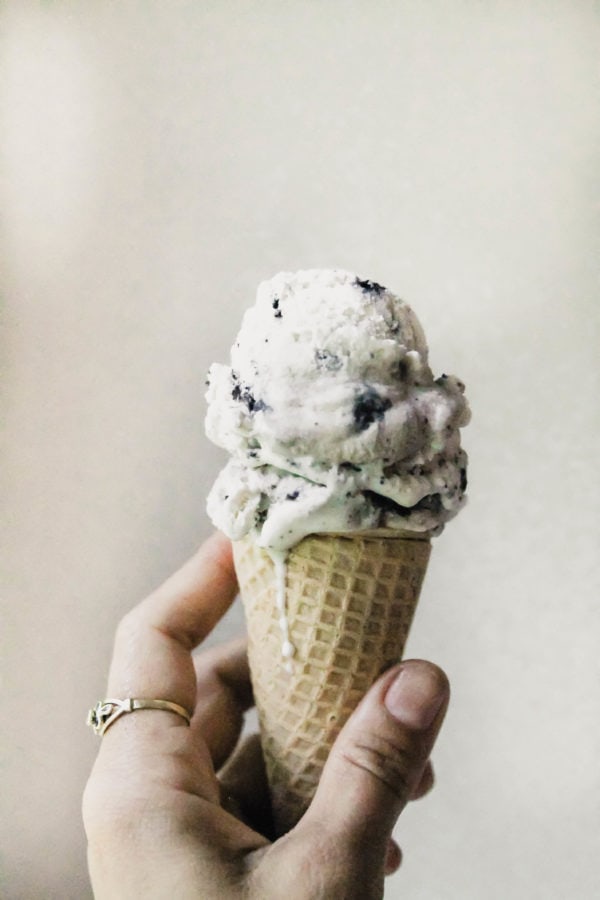 Peppermint Cookies and Cream Ice Cream