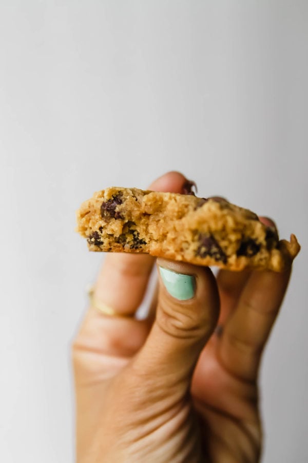 The Best Peanut Butter Chocolate Chip Cookies EVER - Gluten + Dairy Free