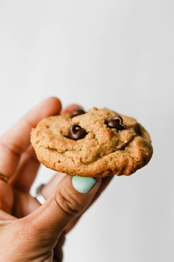 The Best Peanut Butter Chocolate Chip Cookies EVER - Gluten + Dairy Free