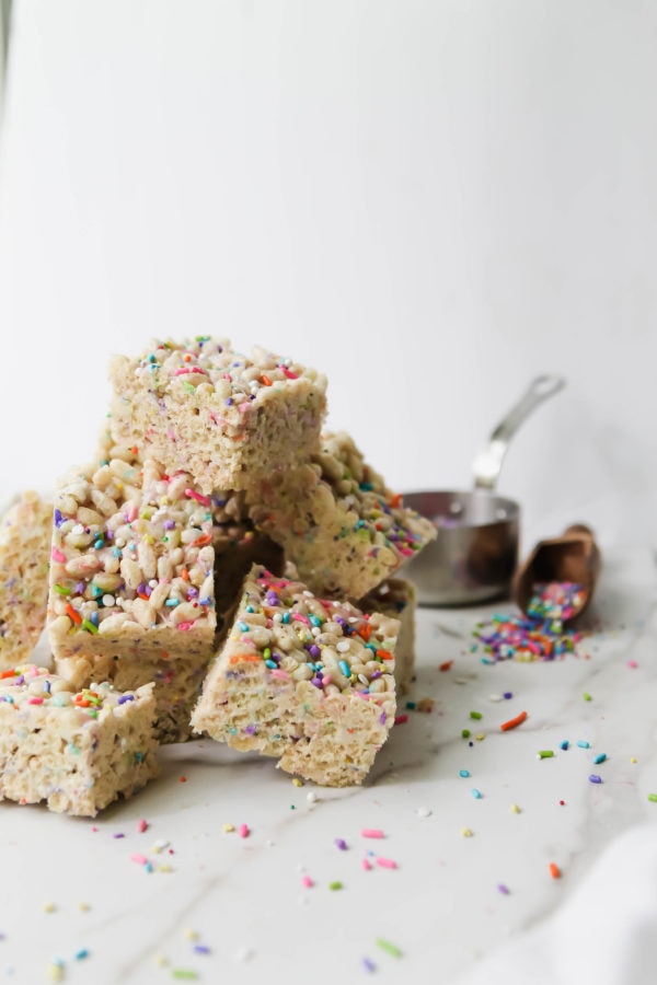 Funfetti Brown Rice Crispy Treats