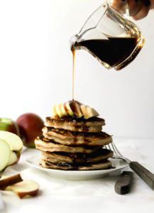 Apple Cinnamon Sour Cream Pancakes