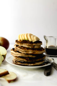 Apple Cinnamon Sour Cream Pancakes