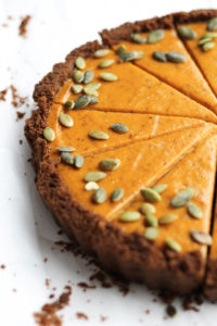 Pumpkin Brown Butter Gingersnap Tart