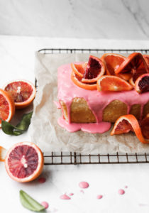 blood orange polenta cake