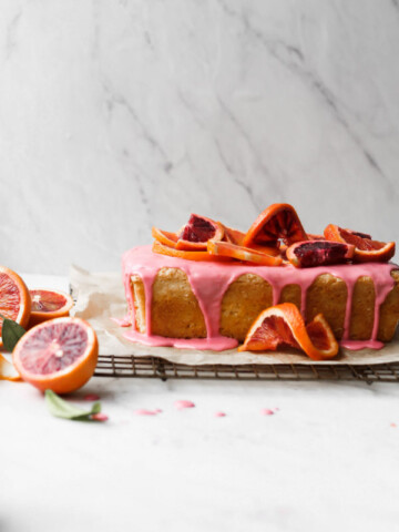 blood orange polenta cake