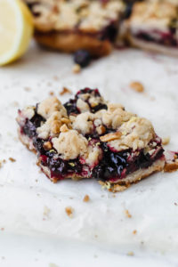 Blueberry Lemon Crumb Bars