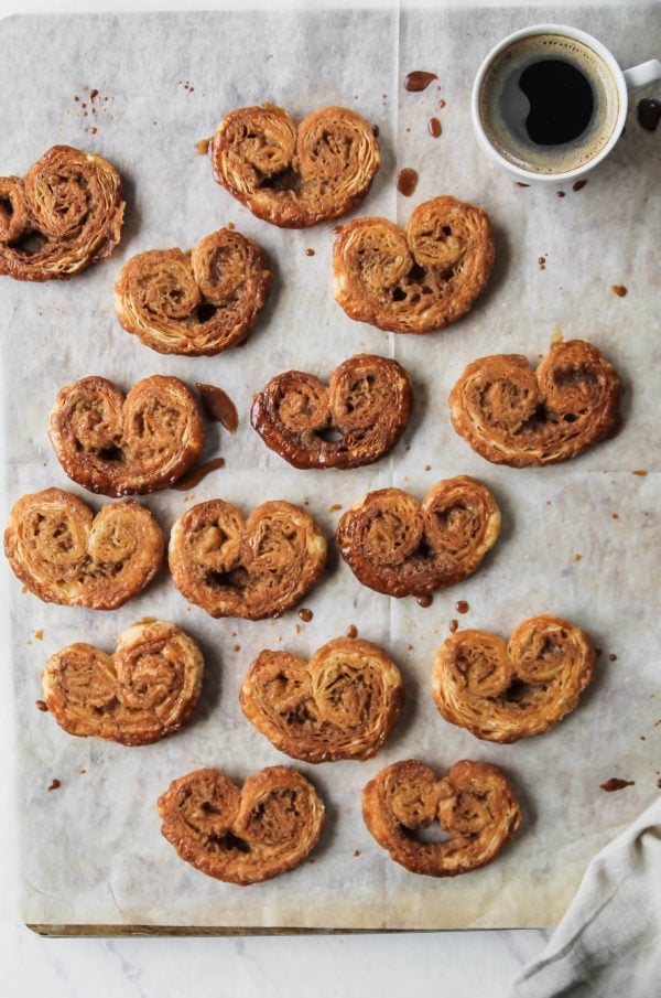 brown sugar cardamom palmiers