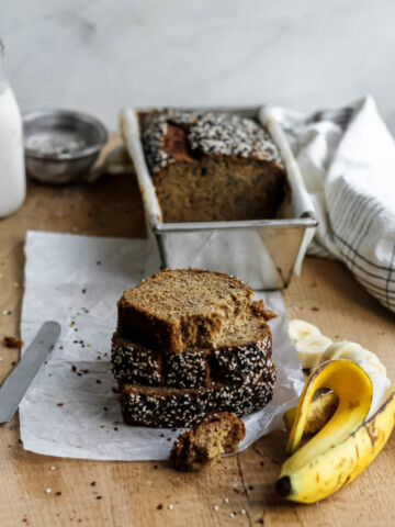 tahini Banana bread