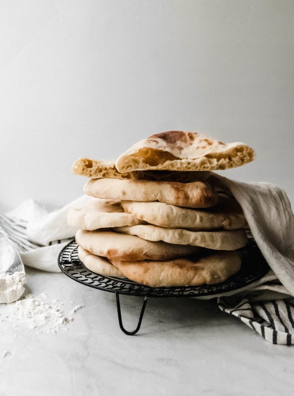 Fluffy Homemade Pita Bread
