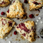 Raspberry White Chocolate Scones