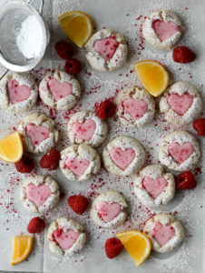 Pink Lemonade Thumbprint Cookies