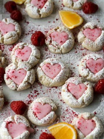 Pink Lemonade Thumbprint Cookies