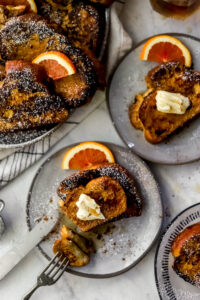 Pumpkin spice Challah French Toast