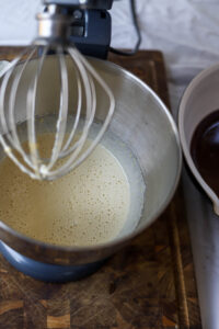 Fudgy Cocoa Brownies with Homemade Hazelnut Butter