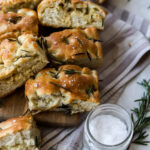 cheesy garlic focaccia with rosemary