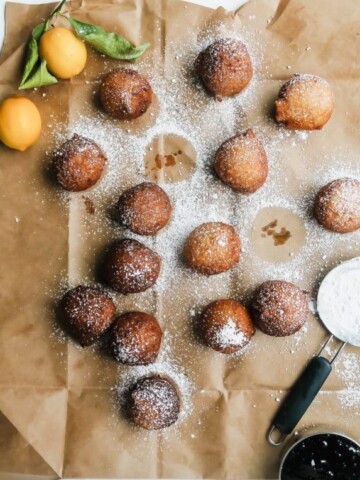 lemon ricotta fritters