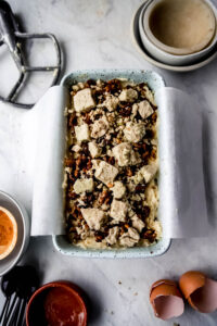 Sour Cream Coffee Cake with Halva and Walnuts