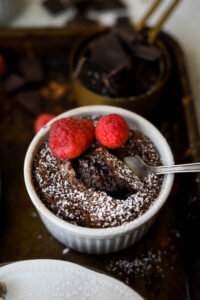 Flourless Molten Chocolate Cakes