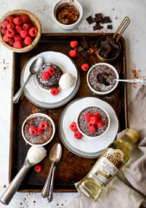 Flourless Molten Chocolate Cakes