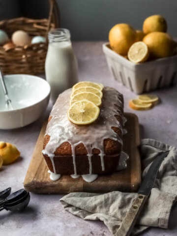 Lemon Poppyseed Snack Cake