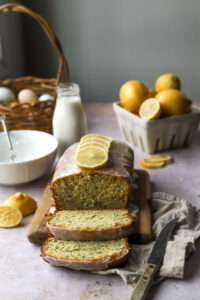 Lemon Poppyseed Snack Cake